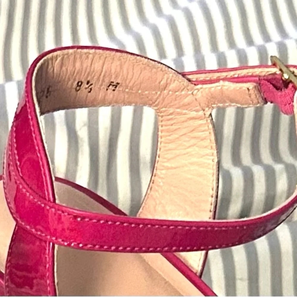 Stuart Weitzmanβ Pink Patent Leather Strappy Heels πΈ Glam, Party, Wedding - Picture 9 of 9